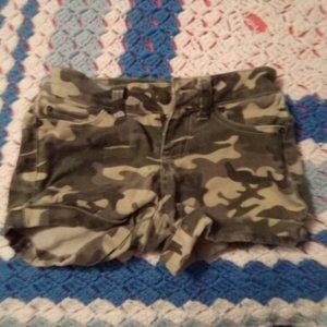 Camo Jean Shorts